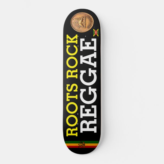 RACINES ROCK REGGAE Skateboard (Recto)