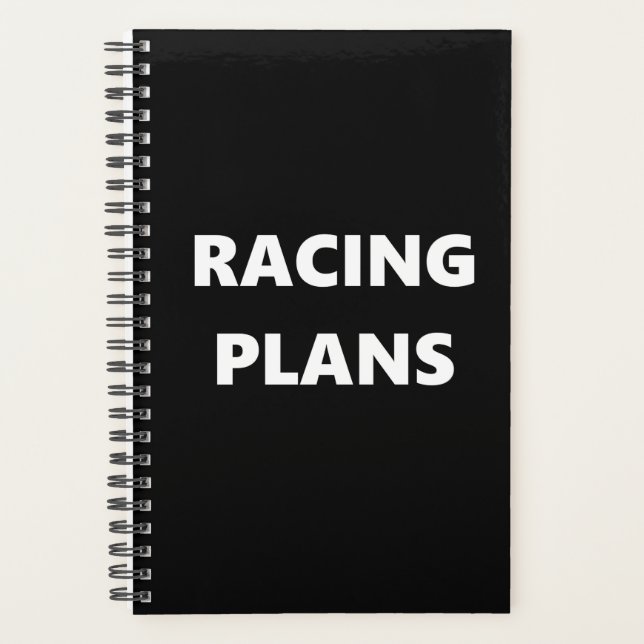 Racing Planner Sports Thème Plans de course (Devant)