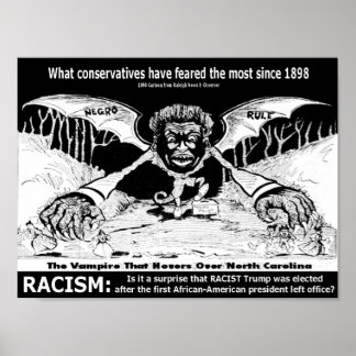 Racisme : affiche de 1898