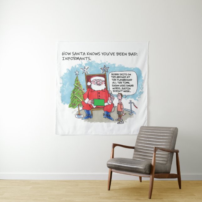 Raconter la tapisserie de Père Noël (En situation)