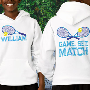 Racquet de tennis et bleu boule cygne graphique pe