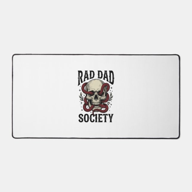 Rad Dad Society Vintage Skull Snake Conception de  (Recto)