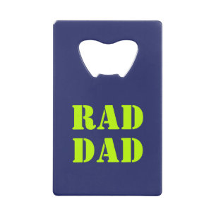 Rad Papa néon vert marine bleu typographie moderne