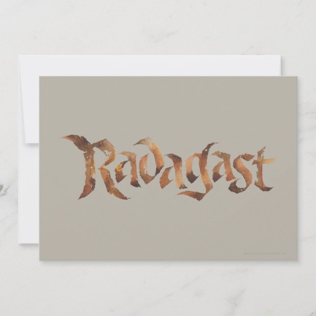RADAGAST™ Nom Texté (Devant)