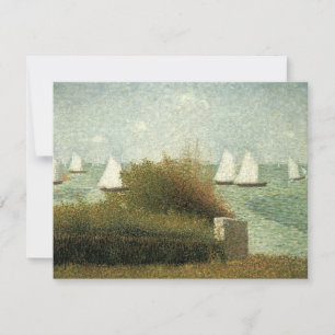 Rade de Grandcamp par Georges Seurat, Art Vintage