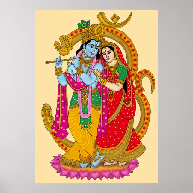Radha Krishna Poster (Devant)