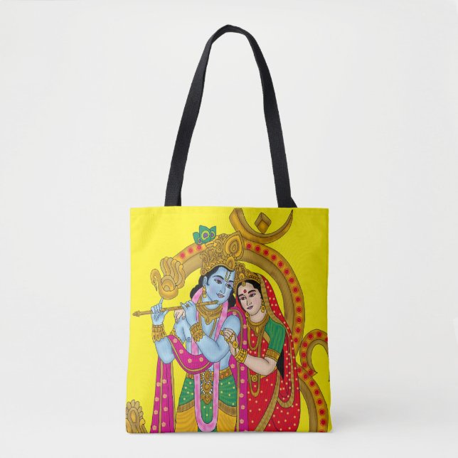 Radha Krishna Tote Bag (Devant)