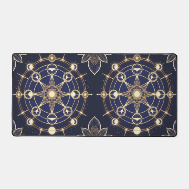 Radiance Divine – Mandala Doré de l'Éveil (Recto)