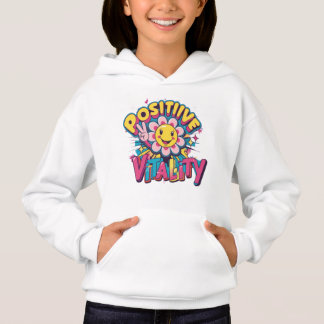 Radiant Positivité tendance fille Sweat - shirt à