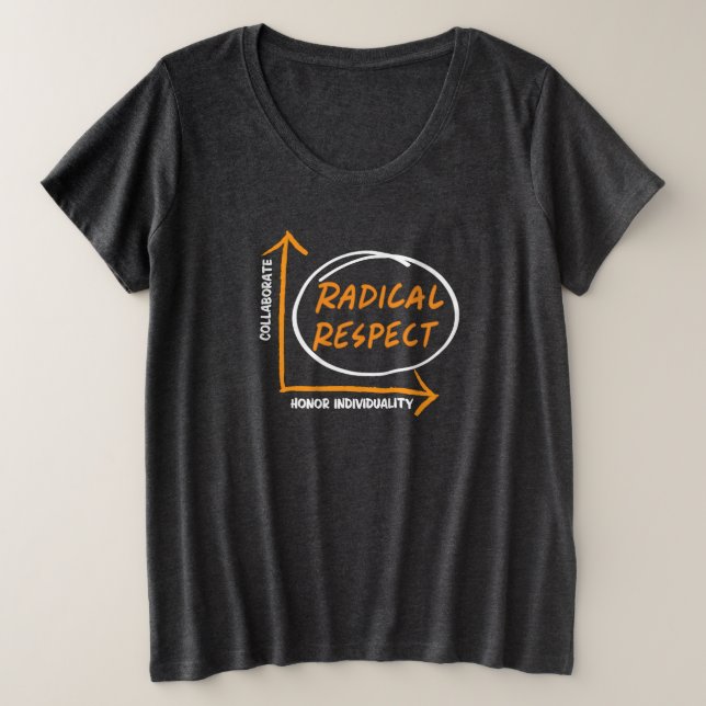 Radical Respect T-Shirt désorganisé (Design devant)