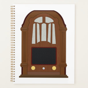 Radio à Tubes Vintage en Bois Antique Stéréo
