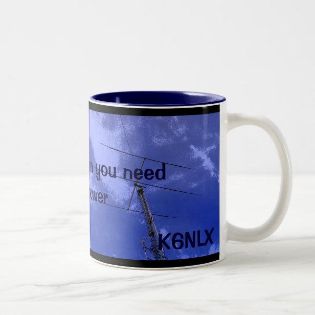 Radio amateur QRO et Callsign Mug (Droit)