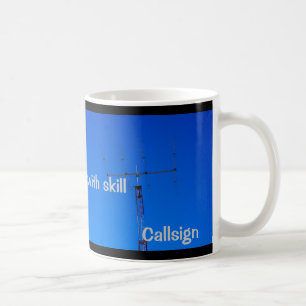 Radio amateur QRP et Callsign Mug