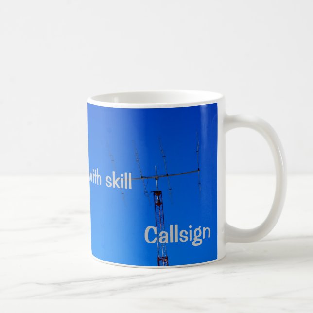Radio amateur QRP et Callsign Mug (Droite)