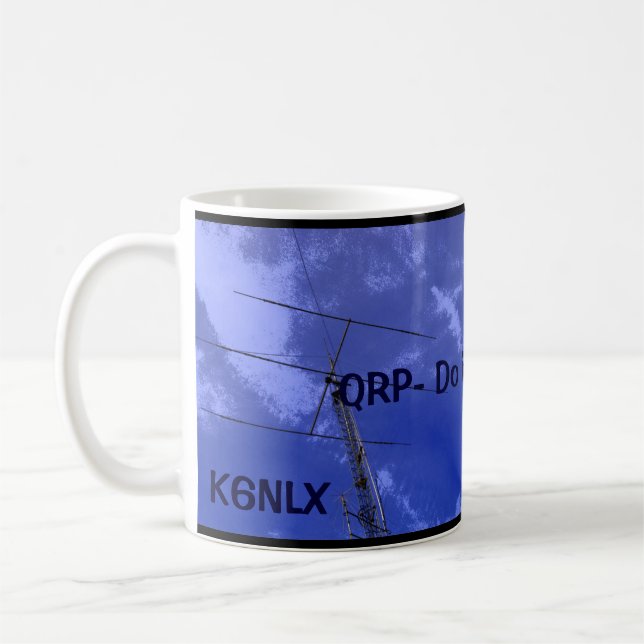 Radio amateur QRP et Callsign Mug 2 (Gauche)
