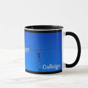 Radio amateur QRZ et Callsign Mug