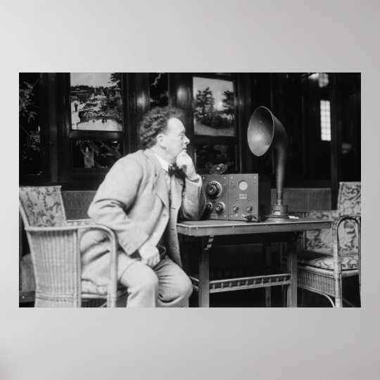 Radio antique, les années 1900 tôt poster