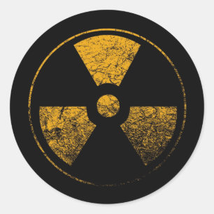 Radioactif - autocollant
