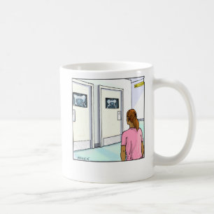 Radiologie drôle de tasse de bande dessinée