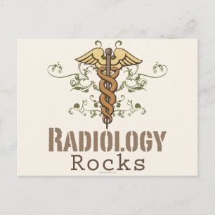 Radiologie Rocks Cartes postales Caduceus