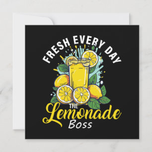 Rafraîchi Chaque Jour Le Patron De Limonade