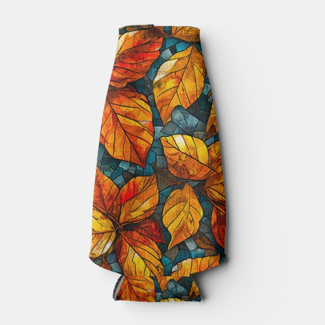 Rafraîchisseur de bouteille Mosaïque d'automne pou (Devant)