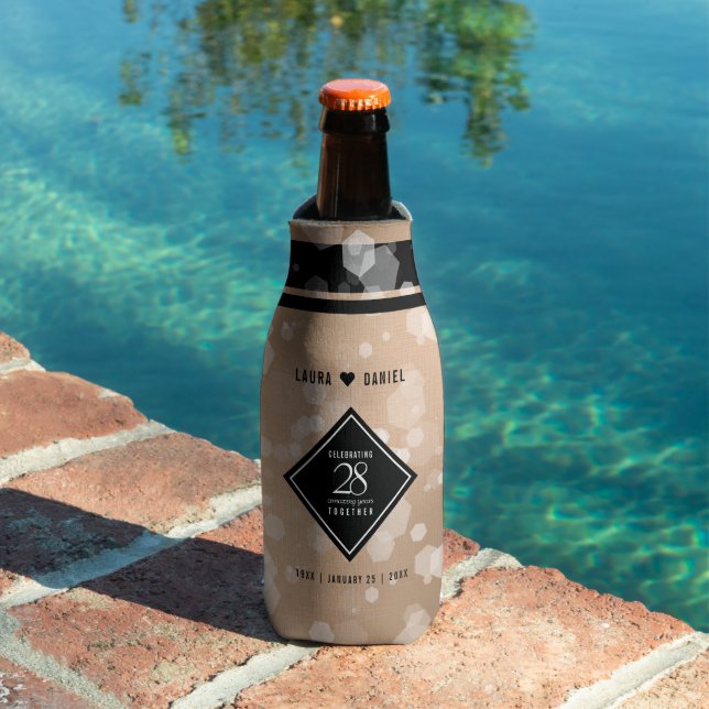 Rafraichisseur De Bouteilles 28e anniversaire du Mariage de lin élégant (Piscine in situ)