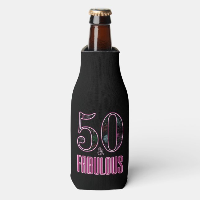 Rafraichisseur De Bouteilles 50 et fabuleux Black Pink Fireworks 50e anniversai (Bottle Devant)