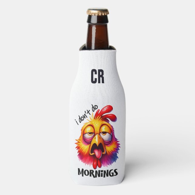 Rafraichisseur De Bouteilles Ajouter vos initiales/ Ajouter du texte sur le Gla (Bottle Devant)