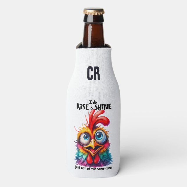 Rafraichisseur De Bouteilles Ajouter vos initiales/ Ajouter du texte sur le Gla (Bottle Devant)