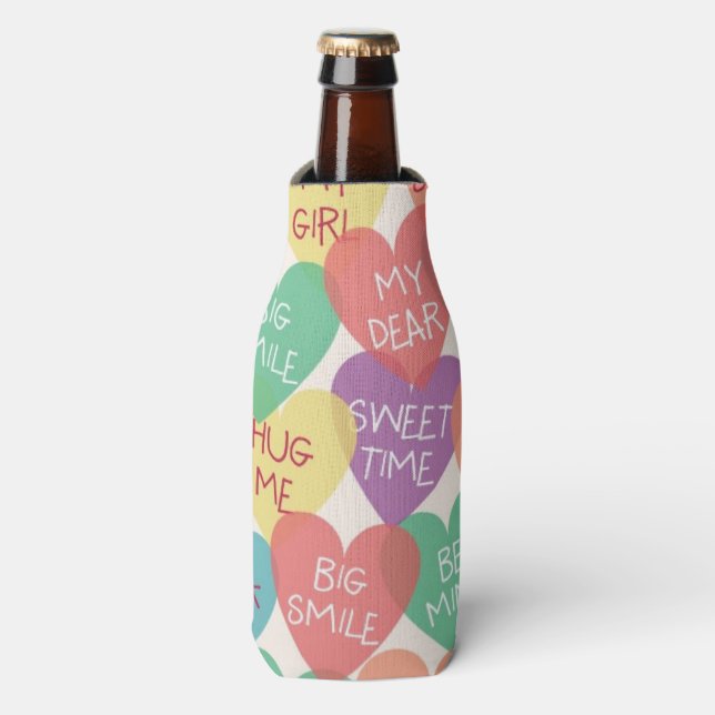 Rafraichisseur De Bouteilles Arrière - plan de forme d'amour (Bottle Devant)