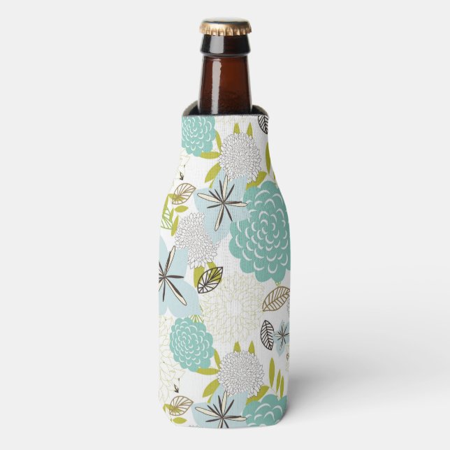 Rafraichisseur De Bouteilles Arrière - plan floral 5 (Bottle Devant)