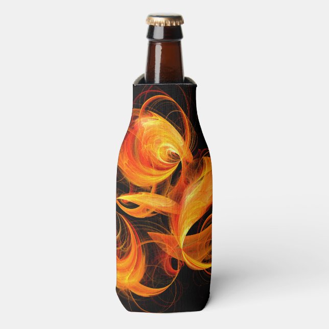 Rafraichisseur De Bouteilles Art Abstrait Fireball (Bottle Devant)