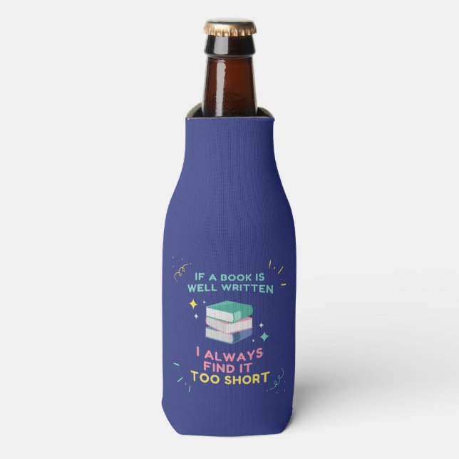 Rafraichisseur De Bouteilles Avid Reader I - Citation Jane Austen (Bottle Devant)