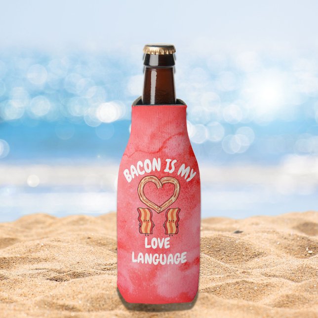 Rafraichisseur De Bouteilles Bacon Est Mon Amour Langue Can Cooler (Créateur téléchargé)