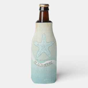 Rafraichisseur De Bouteilles Beach House Nautical Starfish Aqua Blue ID623
