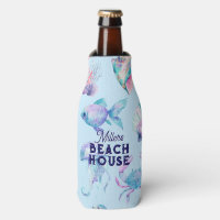 Beach Vibe Pastel couleurs motif d'animaux de mer