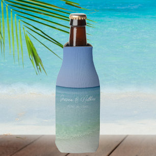 Rafraichisseur De Bouteilles Belle plage Horizon Mariage personnalisé