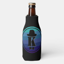 Blue Ombre Nom Monogramme Initial Pour Hommes