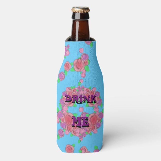 Rafraichisseur De Bouteilles BOIRE MOI Alice dans Wonderland Bottle Wrap (Bottle Devant)