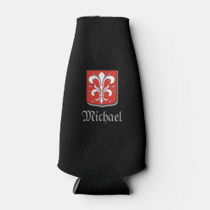 Rafraichisseur De Bouteilles Bouclier médiéval cool noir et rouge Chevalier