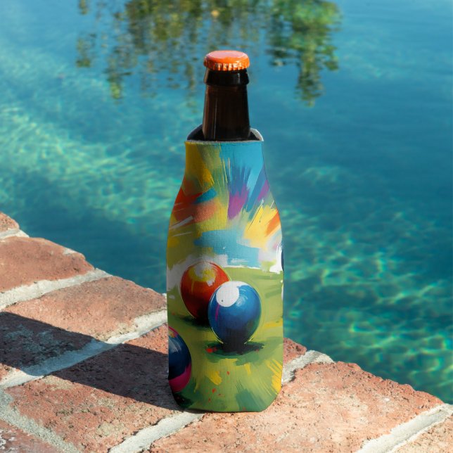 Rafraichisseur De Bouteilles Boules de pelouse couleur éclaboussure,  (Piscine in situ)