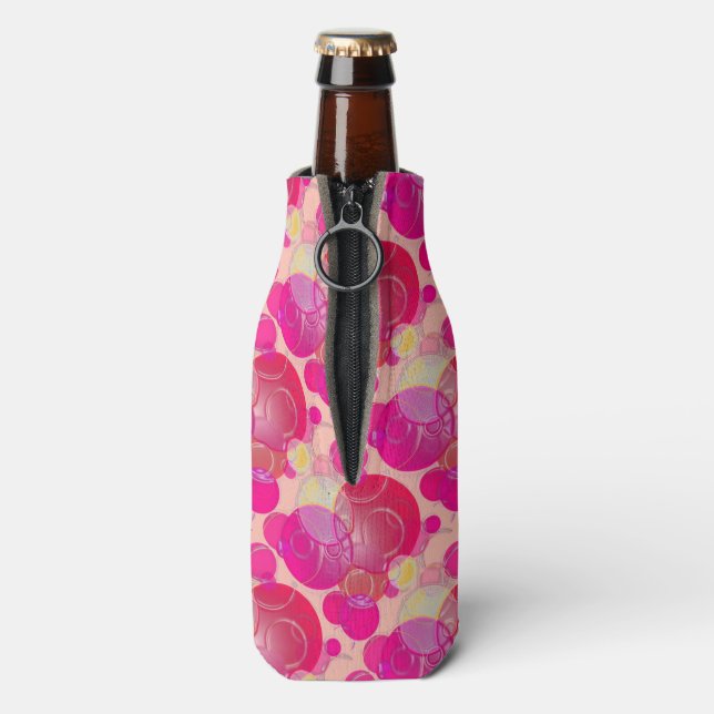 Rafraichisseur De Bouteilles Bulles roses (Bouteille Dos)