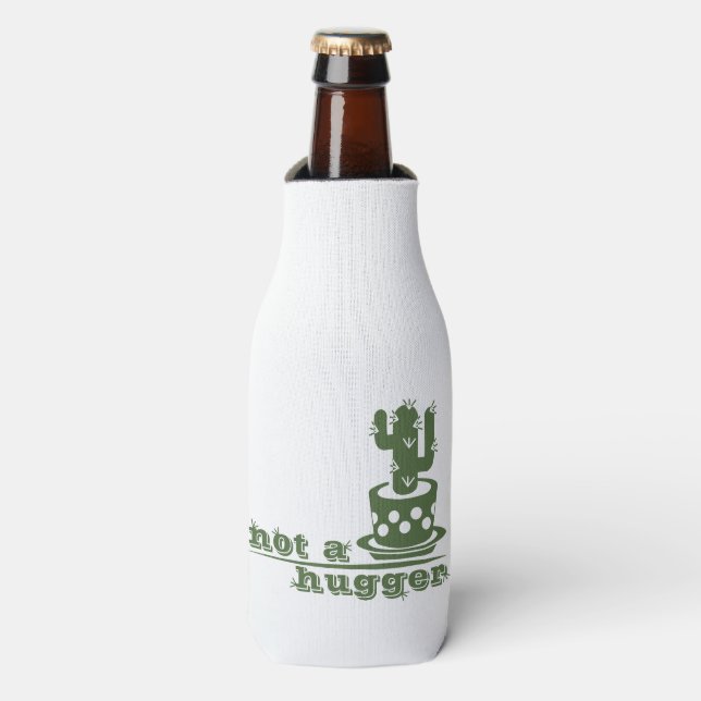 Rafraichisseur De Bouteilles Cactus Pas un gros cactus drôle dire (Bottle Devant)