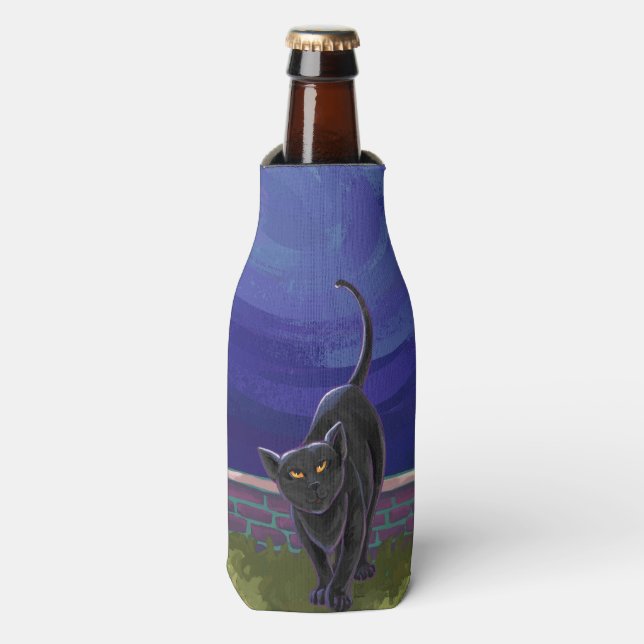 Rafraichisseur De Bouteilles Cadeaux et accessoires de chat noir (Bottle Devant)