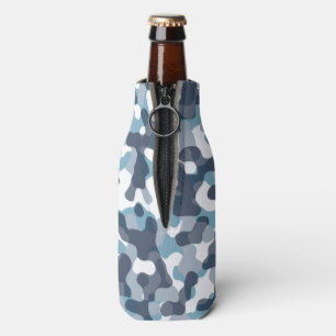 Rafraichisseur De Bouteilles Camo camouflage motif dans les tons bleus
