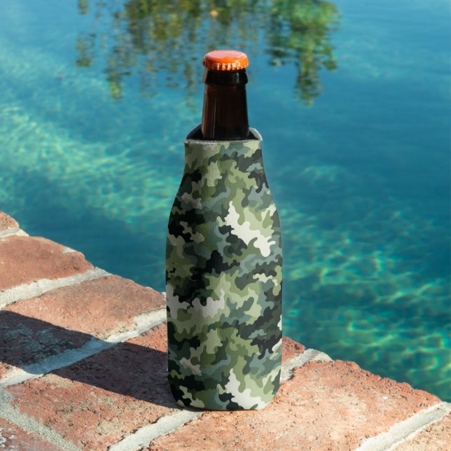 Rafraichisseur De Bouteilles Camo Glacière-vert bouteille (Piscine in situ)