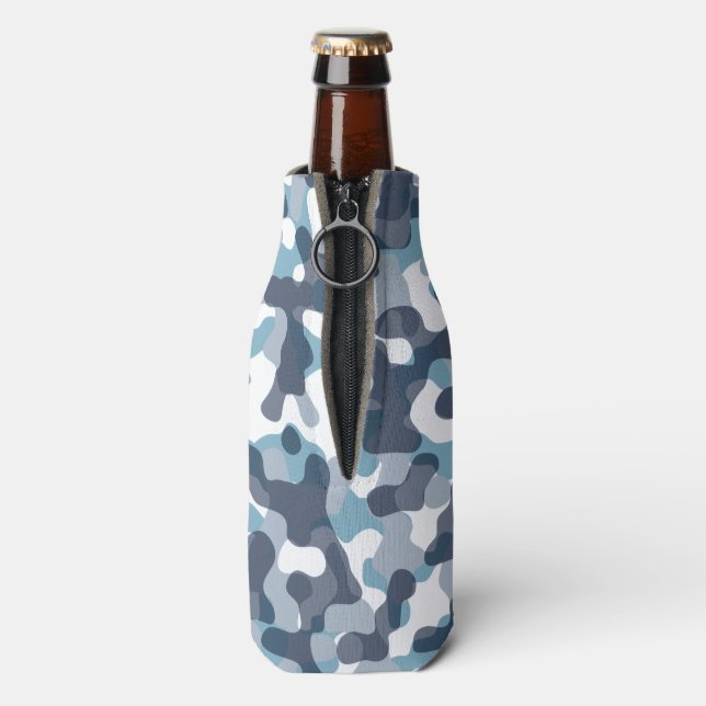 Rafraichisseur De Bouteilles Camouflage bleu (Bouteille Dos)