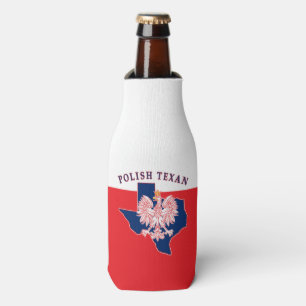 Rafraichisseur De Bouteilles Carte de l'aigle texan polonais