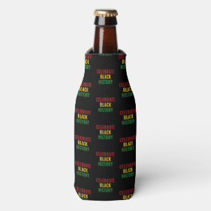 Rafraichisseur De Bouteilles CÉLÉBRER L'HISTOIRE NOIRE Rouge Jaune Vert BHM